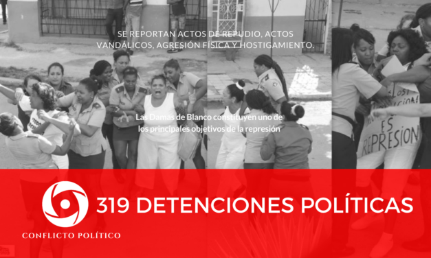 319 detenciones políticas