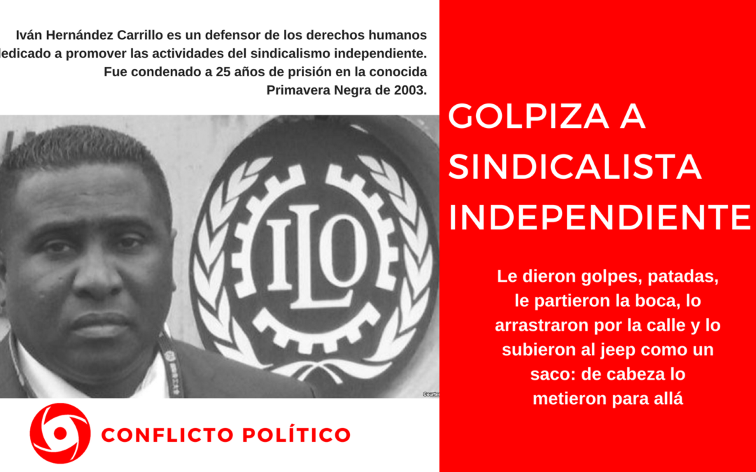 Golpiza a sindicalista independiente