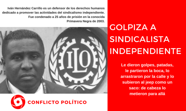 Golpiza a sindicalista independiente