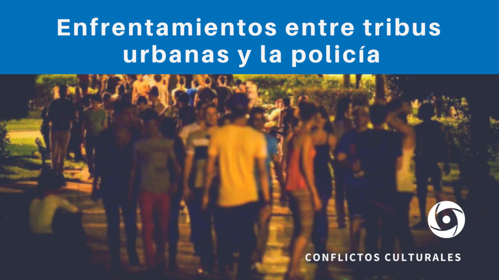 Enfrentamientos entre tribus urbanas y la policía