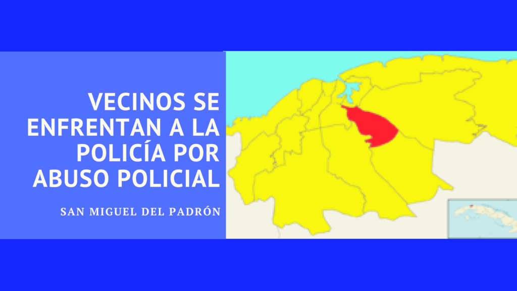Vecinos se enfrentan a la policía por abuso policial en San Miguel del Padrón