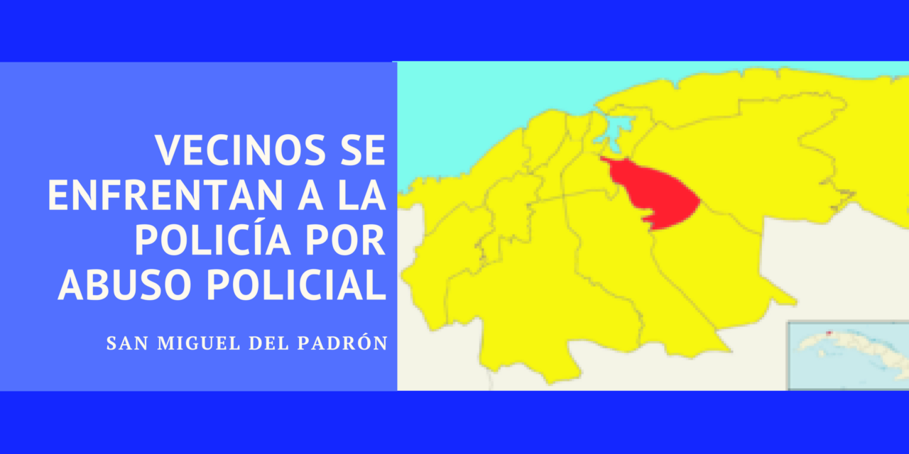 Vecinos se enfrentan a la policía por abuso policial en San Miguel del Padrón