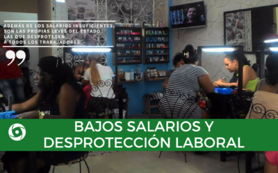BAJOS SALARIOS Y DESPROTECCIÓN LABORAL