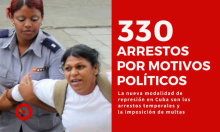 330 arrestos por motivos políticos