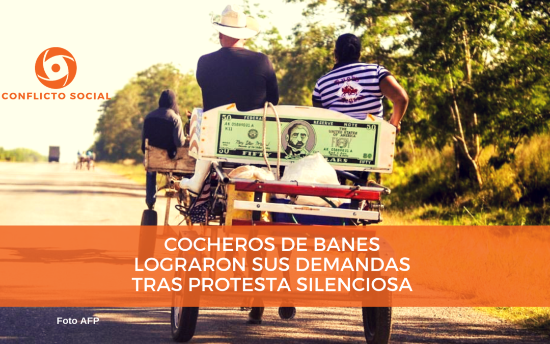 Cocheros de Banes lograron sus demandas tras protesta silenciosa