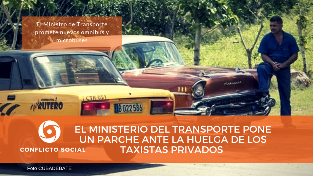 Transporte huelga los taxistas privados