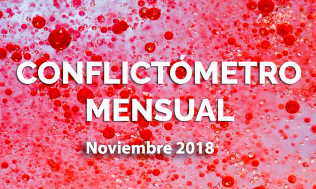 CONFLICTÓMETRO DEL MES DE NOVIEMBRE 2018: SE AGRAVA LA CONFLICTIVIDAD NACIONAL