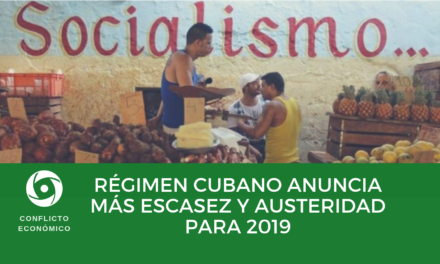 Régimen cubano anuncia más escasez y austeridad para 2019