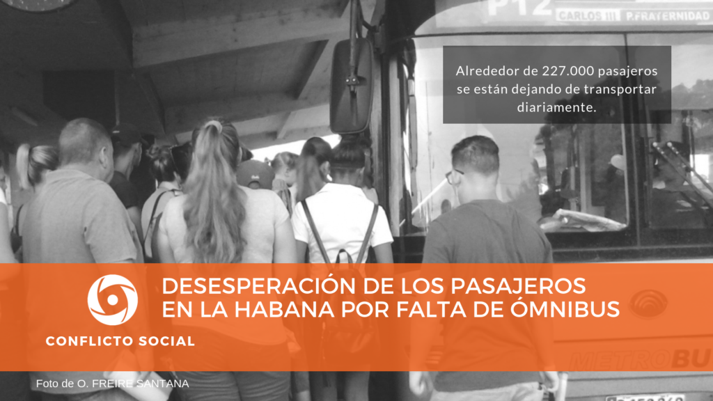 Habana por falta de ómnibus