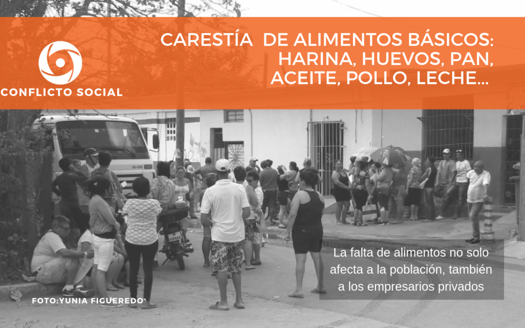 Carestía de alimentos básicos en Cuba