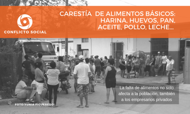 Carestía de alimentos básicos en Cuba