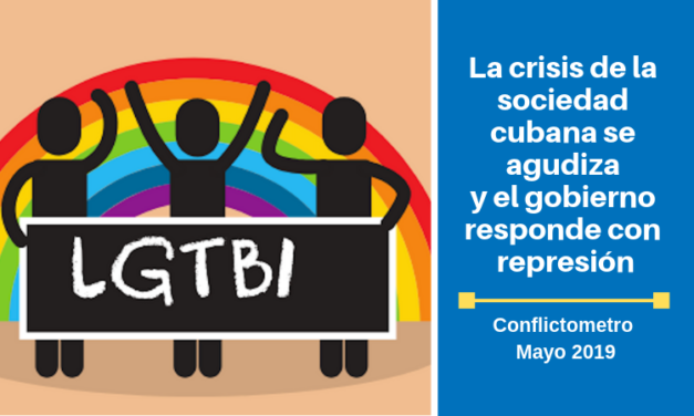Conflictometro Mayo: LA CRISIS DE LA SOCIEDAD CUBANA SE AGUDIZA  Y EL GOBIERNO RESPONDE CON REPRESIÓN