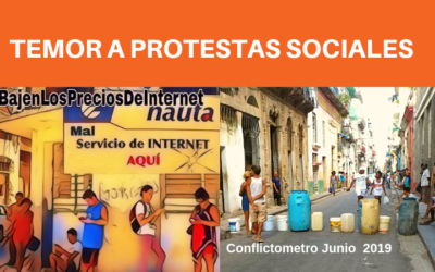 Conflictometro Junio: TEMOR A PROTESTAS SOCIALES