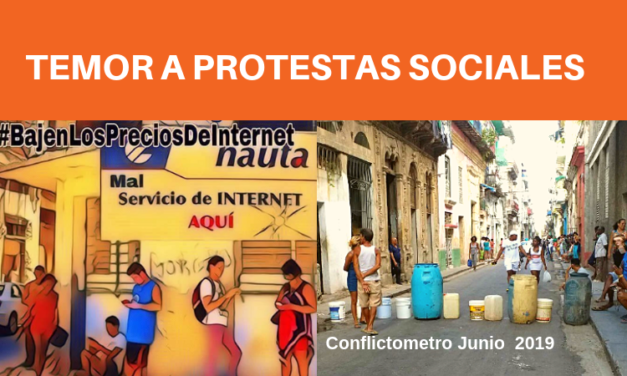 Conflictometro Junio: TEMOR A PROTESTAS SOCIALES