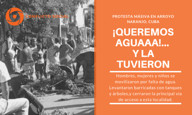 ¡Queremos aguaaa!… y la tuvieron