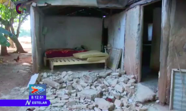 Un derrumbe total y 300 viviendas dañadas en Granma por sismo 7.7