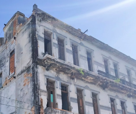 Peligro Derrumbes Cuba: La Esquina de Tejas