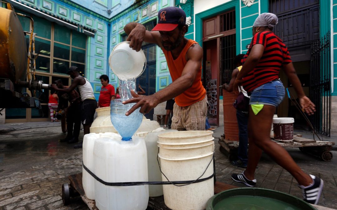 Falta del agua en Cuba hunde más el nivel de vida del cubano de a pie