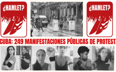 CUBA: 249 MANIFESTACIONES PÚBLICAS DE PROTESTA EN JUNIO