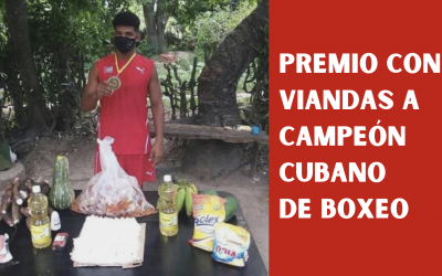 Premio con viandas a boxeador cubano evidencia desastre  comunista