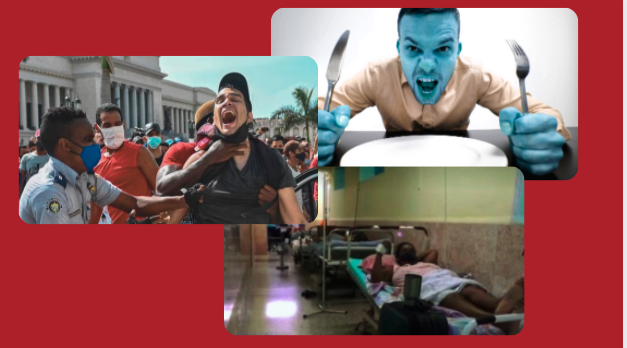 Tres crisis golpean a los cubanos a causa del comunismo