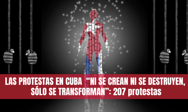 LAS PROTESTAS EN CUBA “NI SE CREAN NI SE DESTRUYEN, SÓLO SE TRANSFORMAN”: 207 PROTESTAS EN FEBRERO