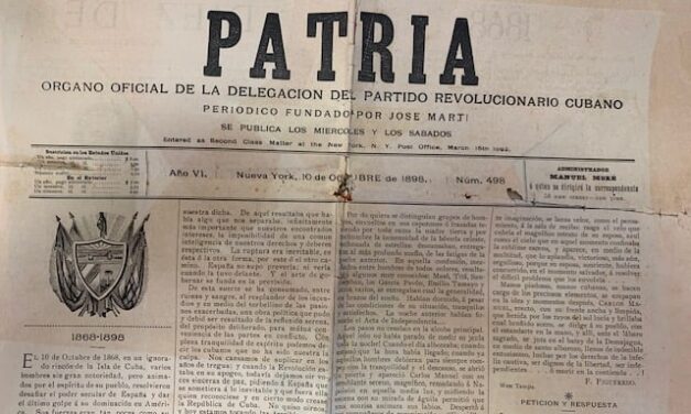 HABLANDO DE “PATRIA” CONTRA EL DESORDEN CUBANO