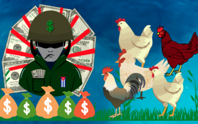 La importación de pollo, un negocio millonario para los mafiosos de GAESA