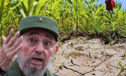 Fidel Castro con sus disparates agravó la falta de agua en Cuba