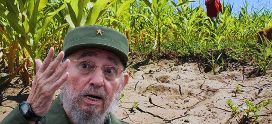 Fidel Castro con sus disparates agravó la falta de agua en Cuba