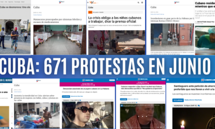 Cuba: 671 protestas en junio