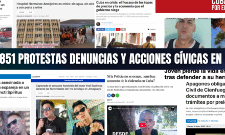 CUBA EN CRISIS: RÉCORD DE INCONFORMIDAD Y VIOLENCIA EN MAYO 2025 851 EVENTOS ENTRE PROTESTAS, DENUNCIAS Y ACCIONES CÍVICAS
