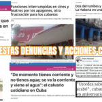 CUBA: 845 PROTESTAS Y DENUNCIAS EN JULIO, 209 DESAFÍOS AL ESTADO POLICIAL