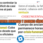 Cuba: En noviembre, nueva cifra récord de protestas y denuncias: 1.326